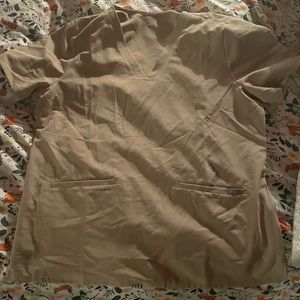 Fig XL cream scrub top. Only worn once then washed and air dried.
